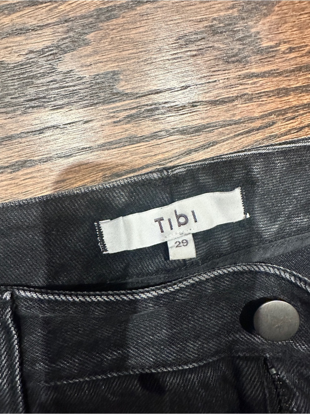 Tibi Black Relaxed Jeans - Picture 6 of 9